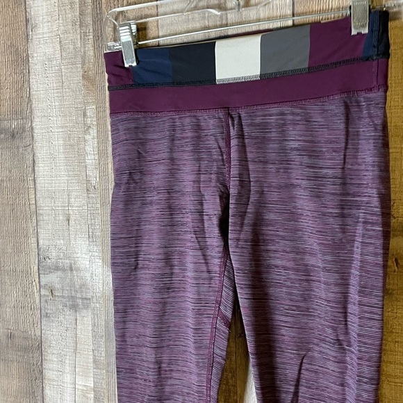 Lululemon Inspire Crop II Wee Are From Space Plum - Picture 8 of 10